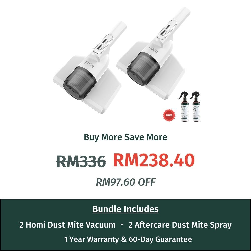 2 Homi Dust Mite Vacuum